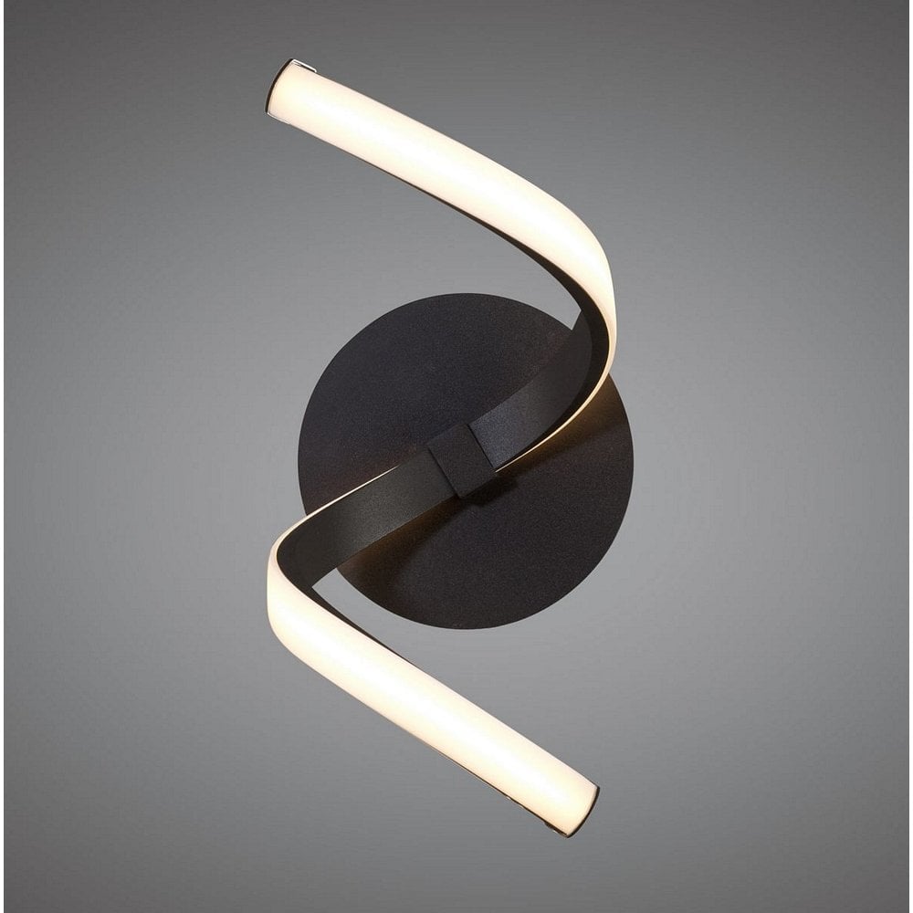Nur Modern LED Dimmable Wall Light In Brown Oxide Finish M5830