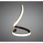 Nur Modern LED Table Lamp In Brown Oxide Finish M5366