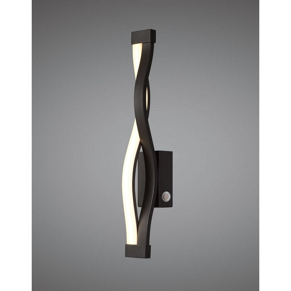 Sahara Modern LED Non Dimmable Wall Light In Brown Oxide Finish M5403