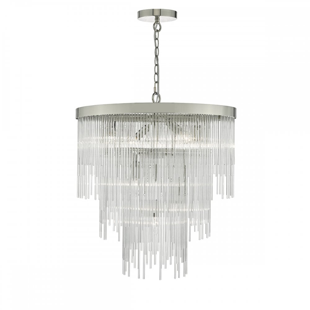 Isla Stinning 7 Light Ceiling Pendant In Polished Chrome Finish ISL3450