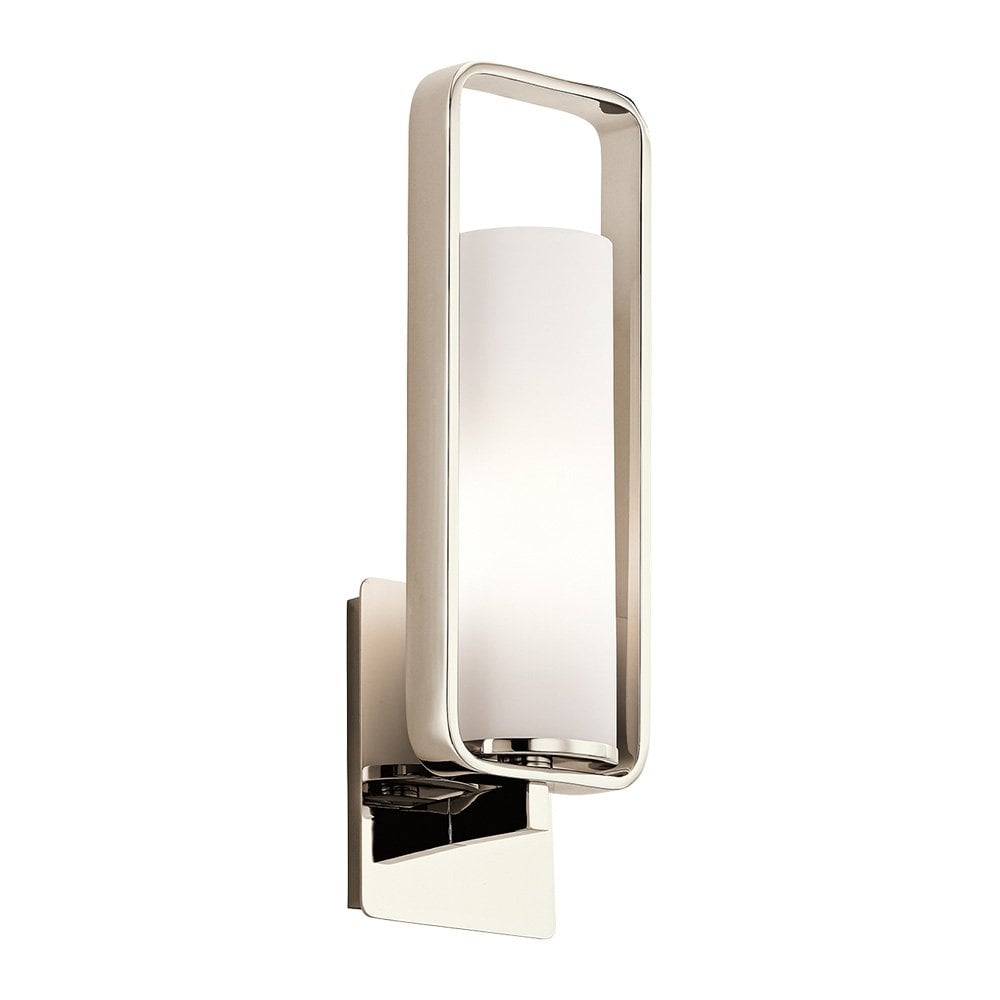 City Loft Modern Wall Light In Nickel Finish KL/CITY LOFT1