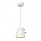 Europa Modern Small LED Ceiling Pendant Light In White Finish EUROPA/P/A