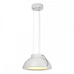 Europa Modern Medium LED Ceiling Pendant Light In White Finish EUROPA/P/B
