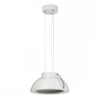 Europa Modern Medium LED Ceiling Pendant Light In White Finish EUROPA/P/B