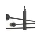Alana Modern 6 Light Ceiling Pendant Light In Black Finish ALA0622