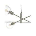 Alana Modern 6 Light Ceiling Pendant Light In Satin Chrome Finish ALA0646