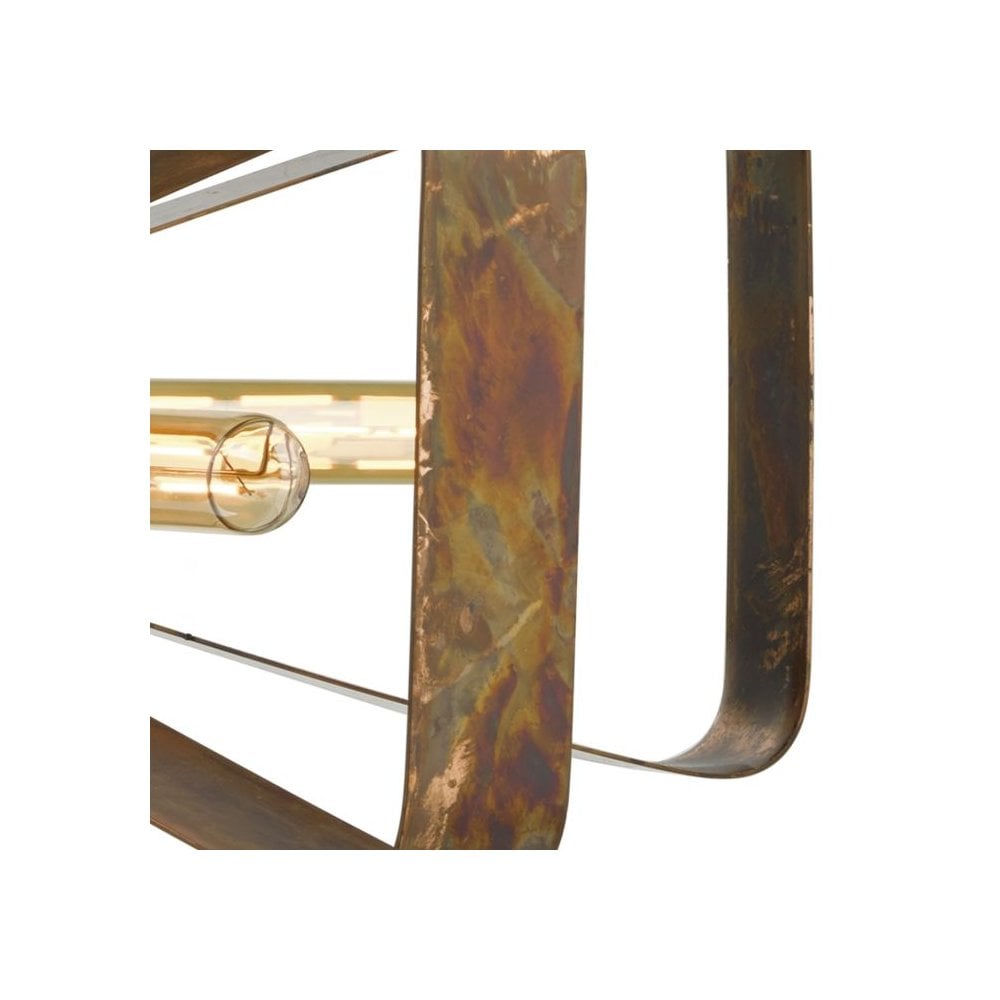 Yavanna Industrial 5 Light Ceiling Pendant In Copper Finish YAV0564