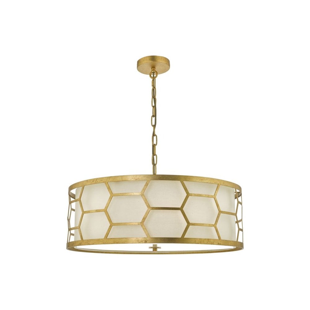 Epstein Stylish 4 Light Ceiling Pendant Light In Gold Finish EPS0412