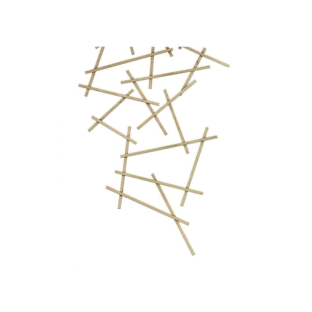 Cevero Decorative Wall Light In Gold Finish With Ivory Shade CEV0735