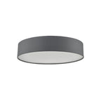 Cierro 6 Light Flush Ceiling Light With Grey Cotton Shade CIE4839