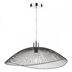 Onza Twin Pack Stylish Easy Fit Ceiling Pendant Light In Black Finish ONZ1722