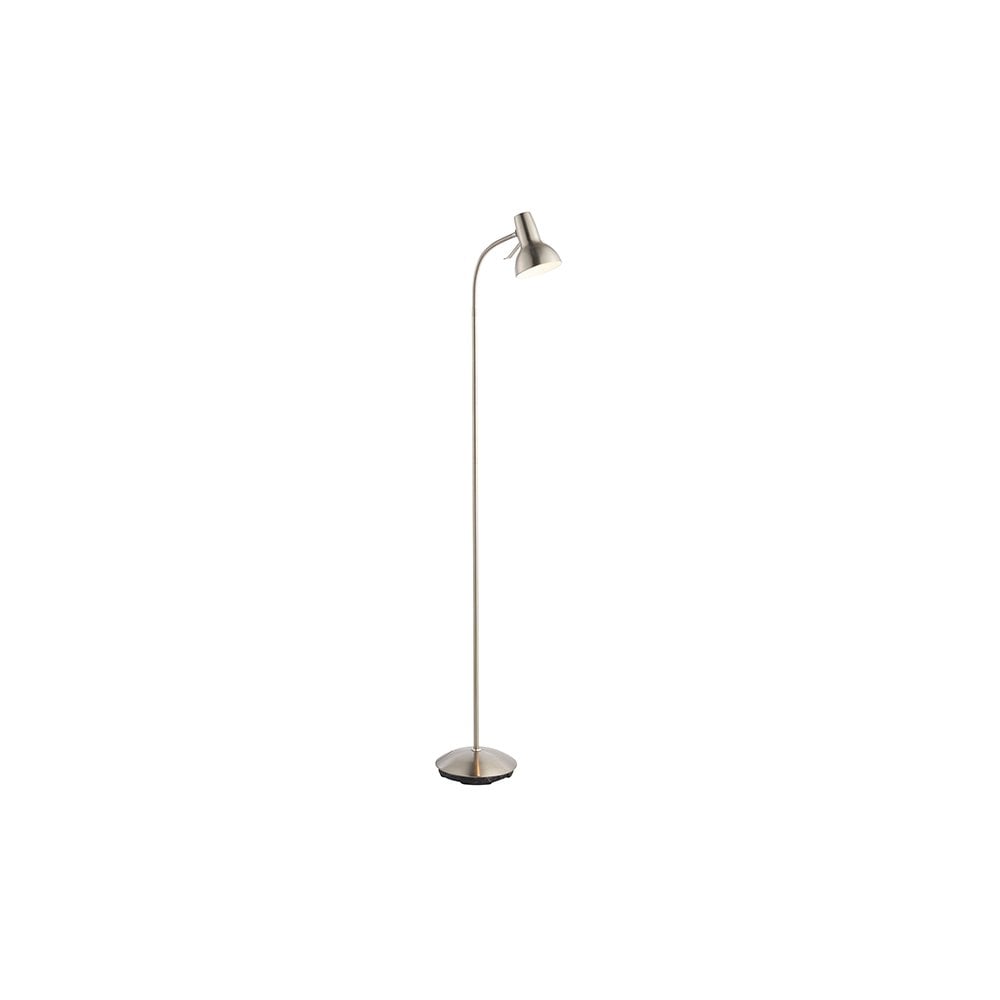 Amalfi Modern Floor Lamp In Satin Nickel Finish 76606
