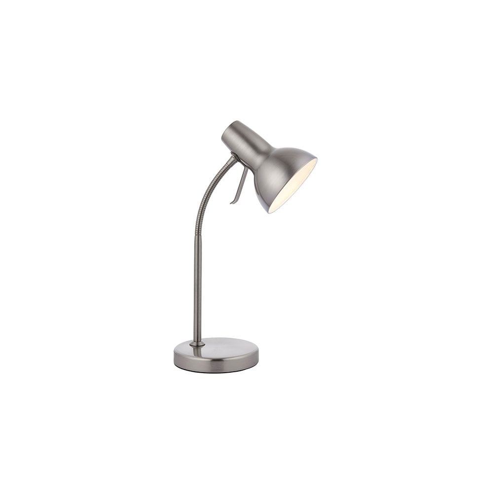 Amalfi Modern Task Table Lamp In Satin Nickel Finish 76645