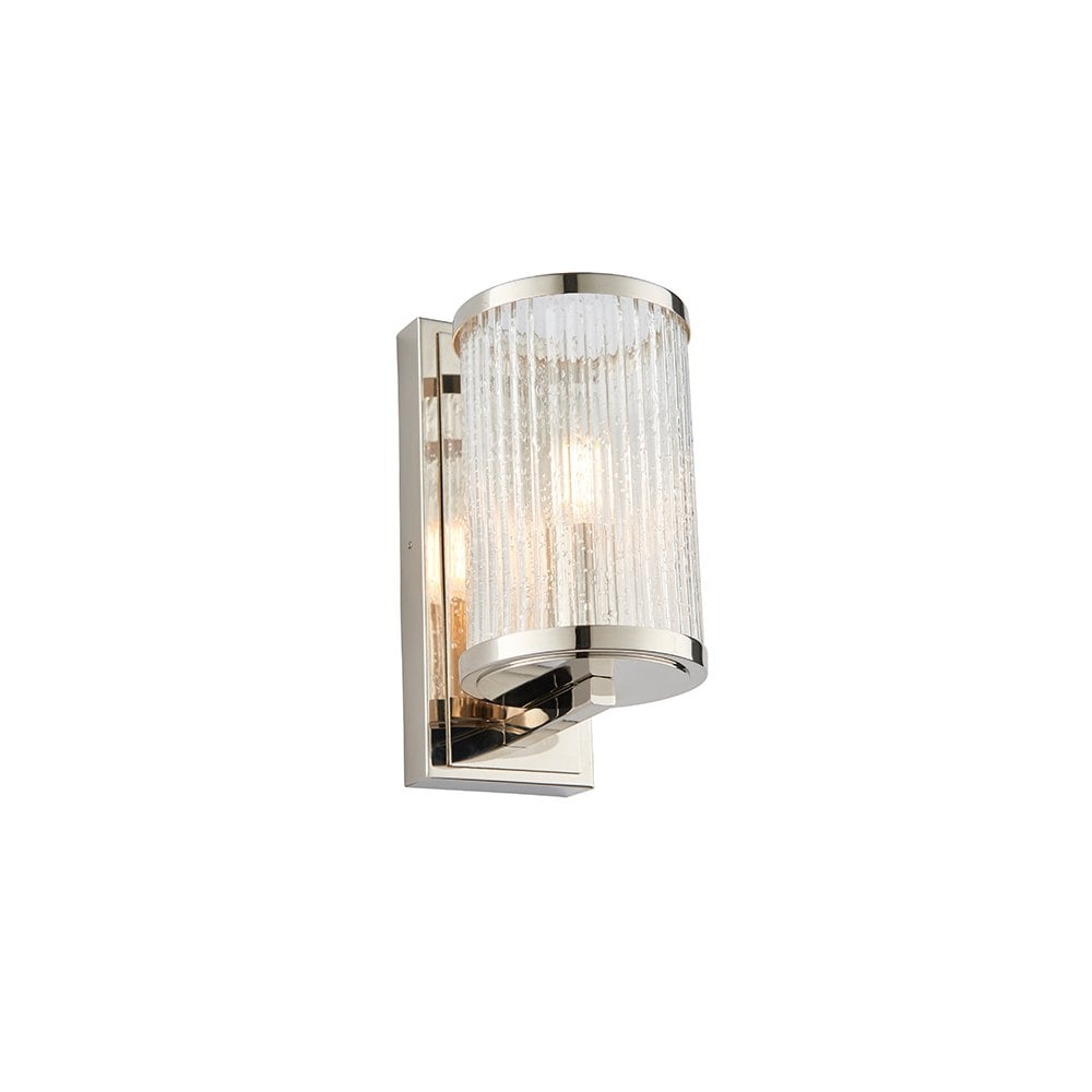 Easton Contemporary Wall Light In Nickel Finish 76259