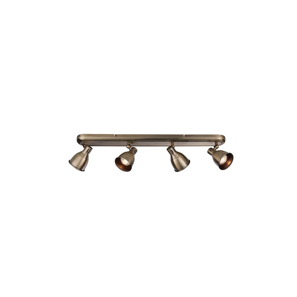 Westbury 4 Light Plate Spotlight In Antique Brass Finish 76280