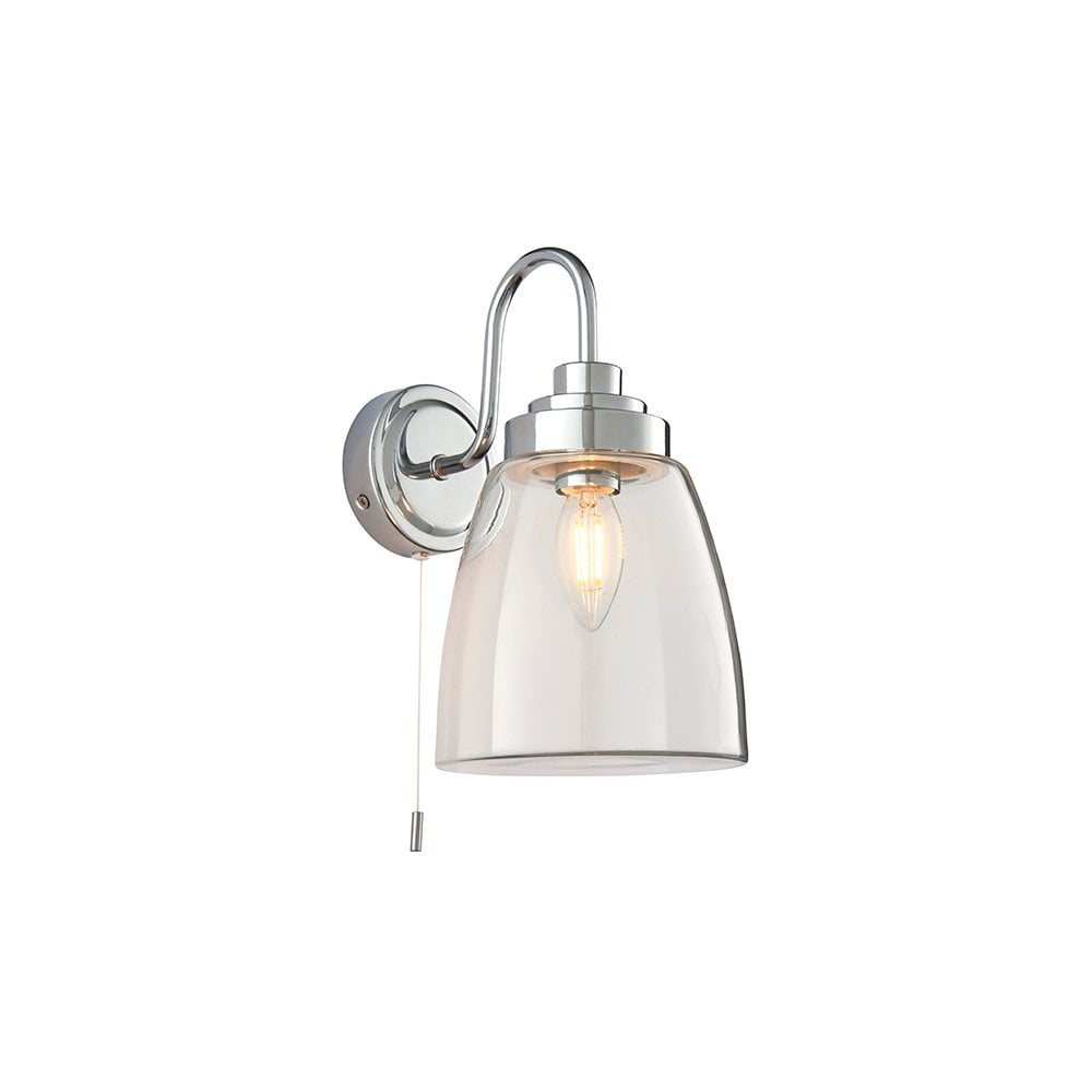 Ashbury Contemporary Bathroom LED Wall Light in Chrome Finish IP44 77088