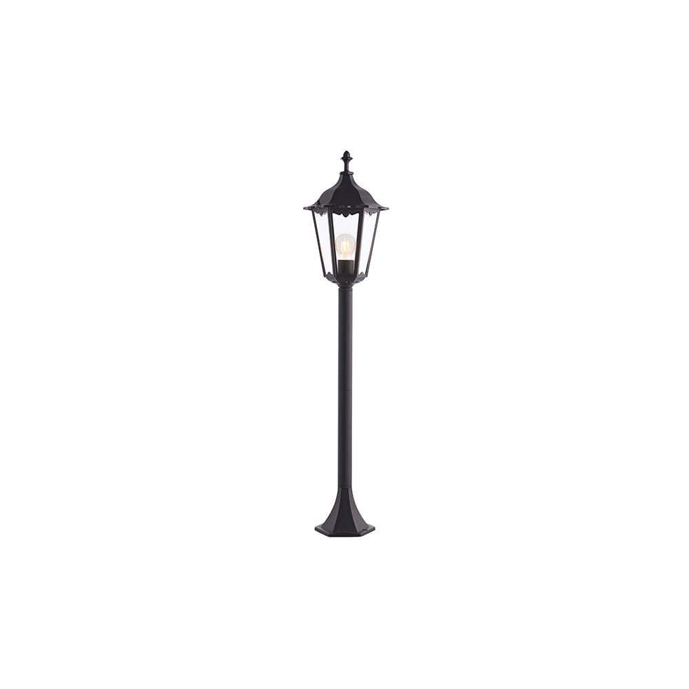 Burford Classic Outdoor Bollard Light In Matt Black Finish IP44 76550