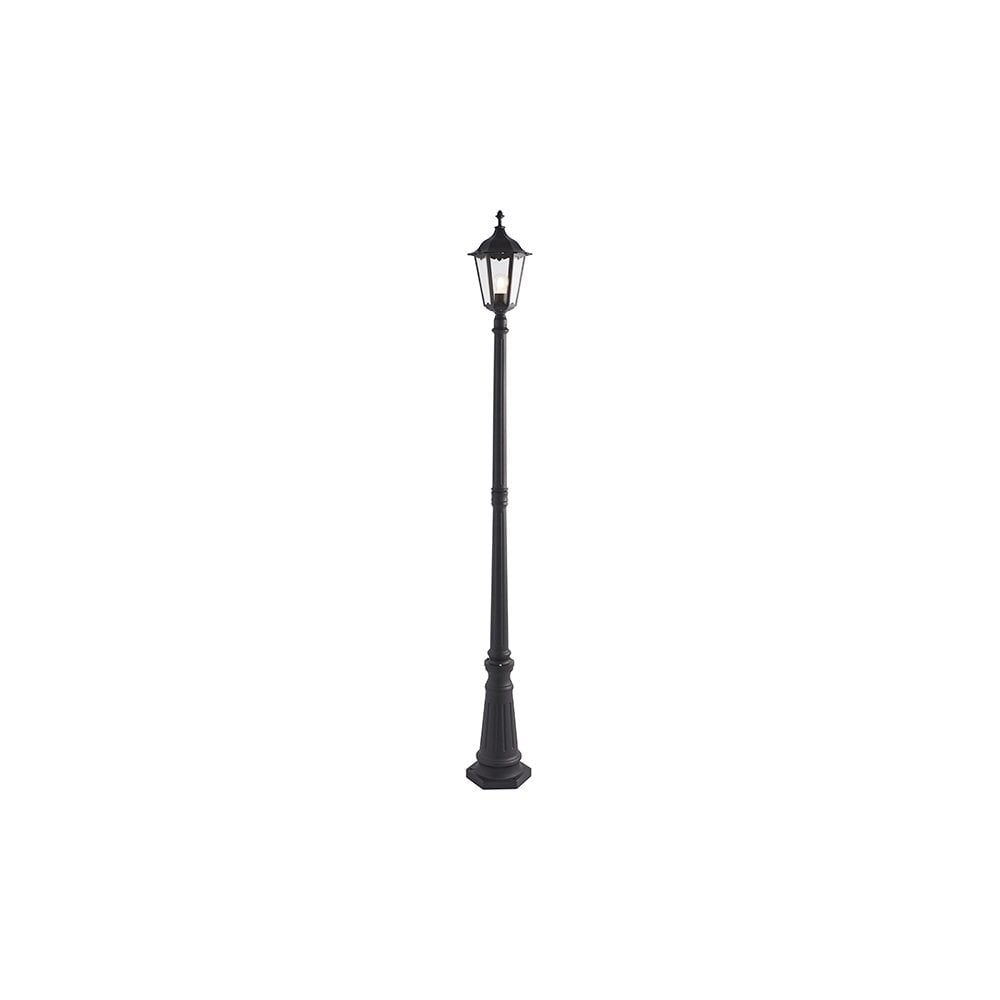 Burford Classic Outdoor Single Lamp Post In Matt Black Finish IP44 76551