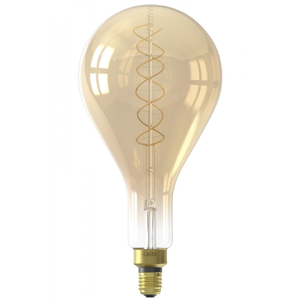 Flex Filament LED Dimmable ES (E27) 4 Watt Giant Teardrop Lamp In Gold Finish 425812