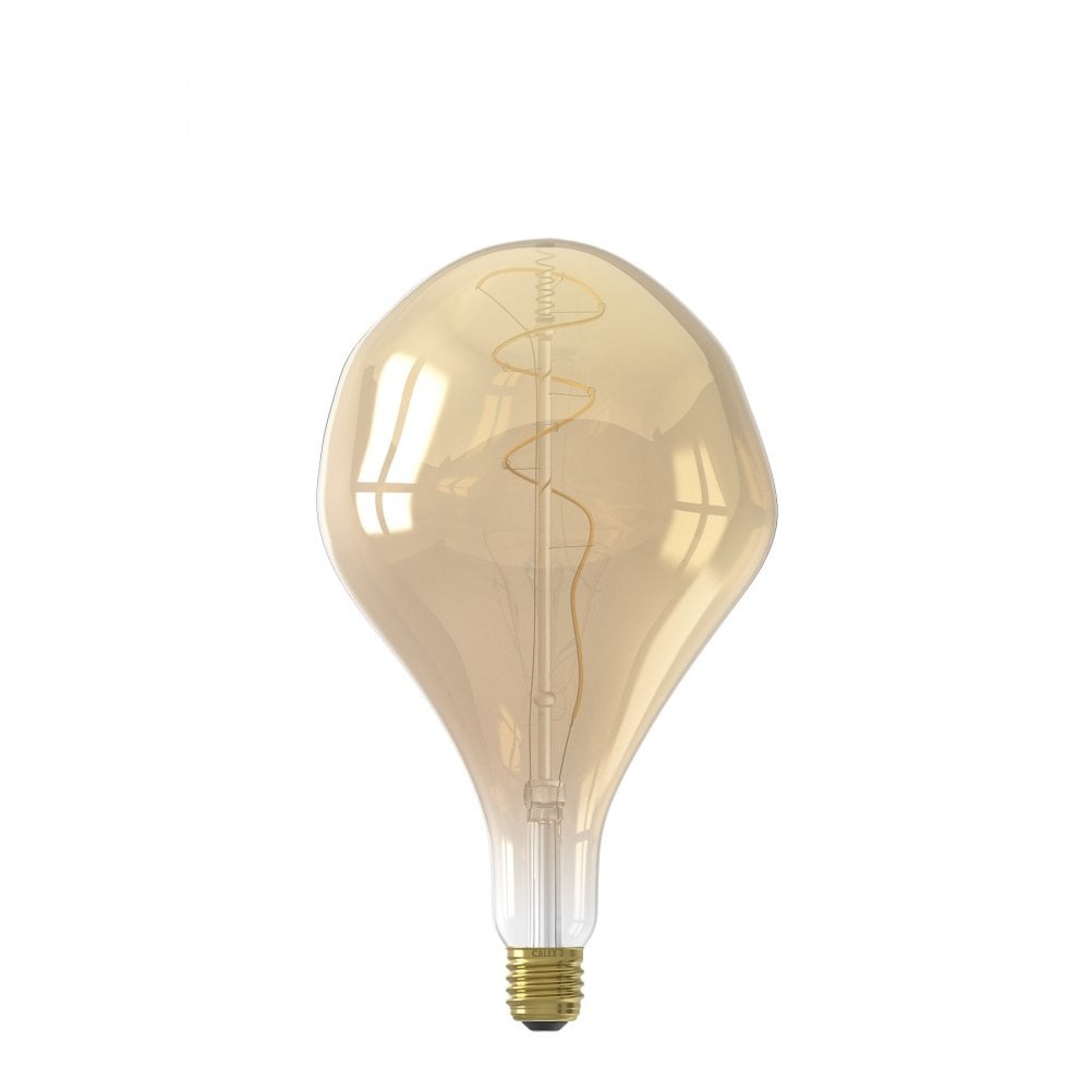 Organic Filament LED Dimmable ES (E27) 6 Watt Splash Shape Lamp In Gold 425902