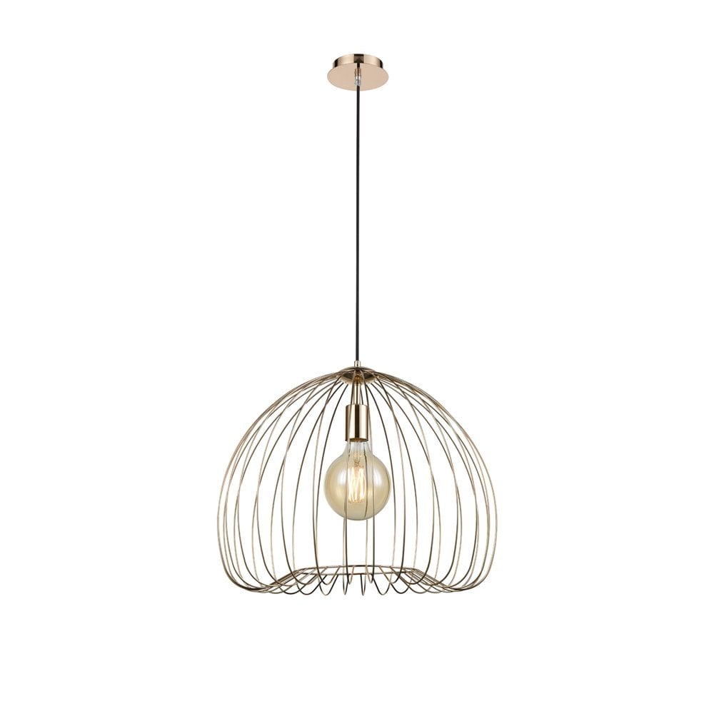 Medium Ceiling Pendant Light In Gold Finish PCH177