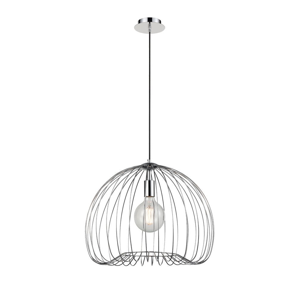 Large Ceiling Pendant Light In Polished Chrome Finish SUS175