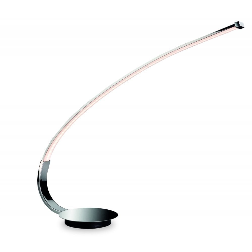 Acro Modern LED Table Lamp In Chrome Finish 7640CH