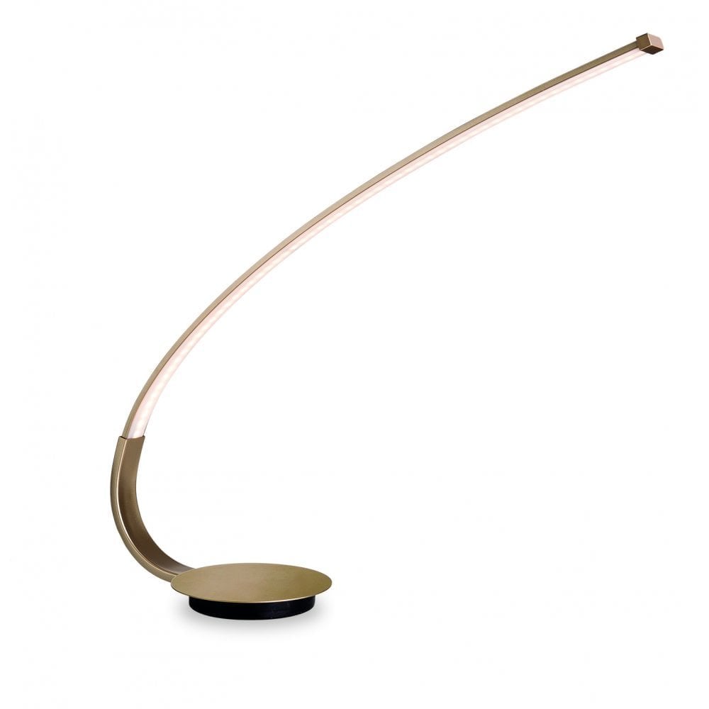 Acro Modern LED Table Lamp In Champagne Gold Finish 7640GO