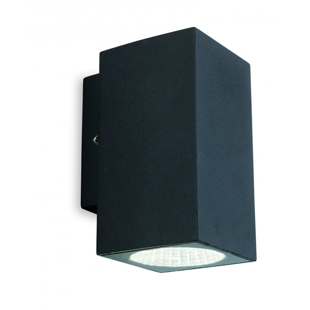 Dino Contemporary LED Outdoor Single Wall Light In Graphite Finish IP65 7675GP