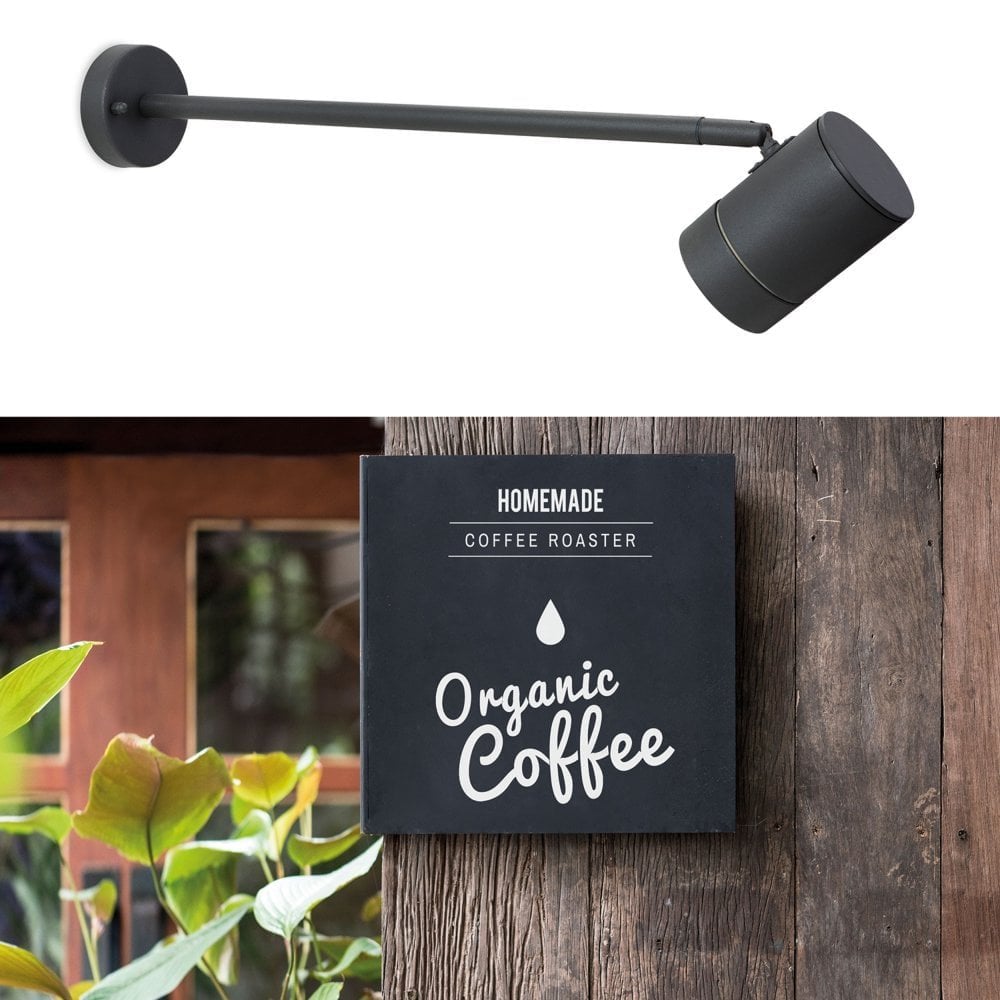 Outdoor Sign Light In Graphite Finish IP65 7672GP
