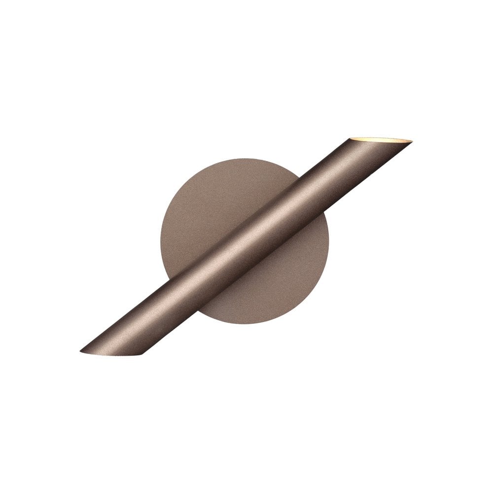 Take Modern 2 Light LED Wall Light In Bronze Finish M5774