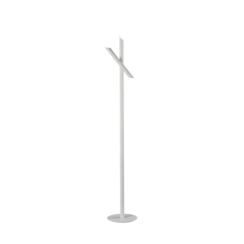 Take Modern Dimmable 3 Light LED Floor Lamp In White Finish M5786