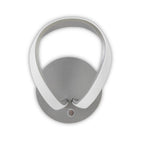 Knot Modern Dimmable LED Wall Light In Silver Finish M4993