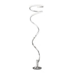 Helix Modern Dimmable LED Floor Lamp In Silver and Chrome Finish M6100