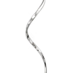 Helix Modern Dimmable LED Floor Lamp In Silver and Chrome Finish M6100