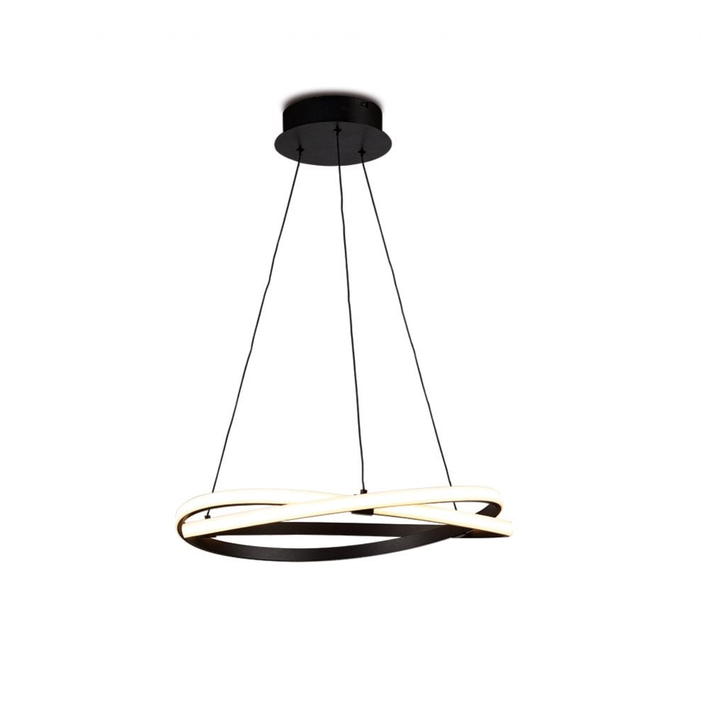 Infinity Dimmable Medium LED Ceiling Pendant Light In Brown Oxide Finish M5810