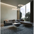 Infinity Large LED Ceiling Pendant Light In Silver Finish M5381