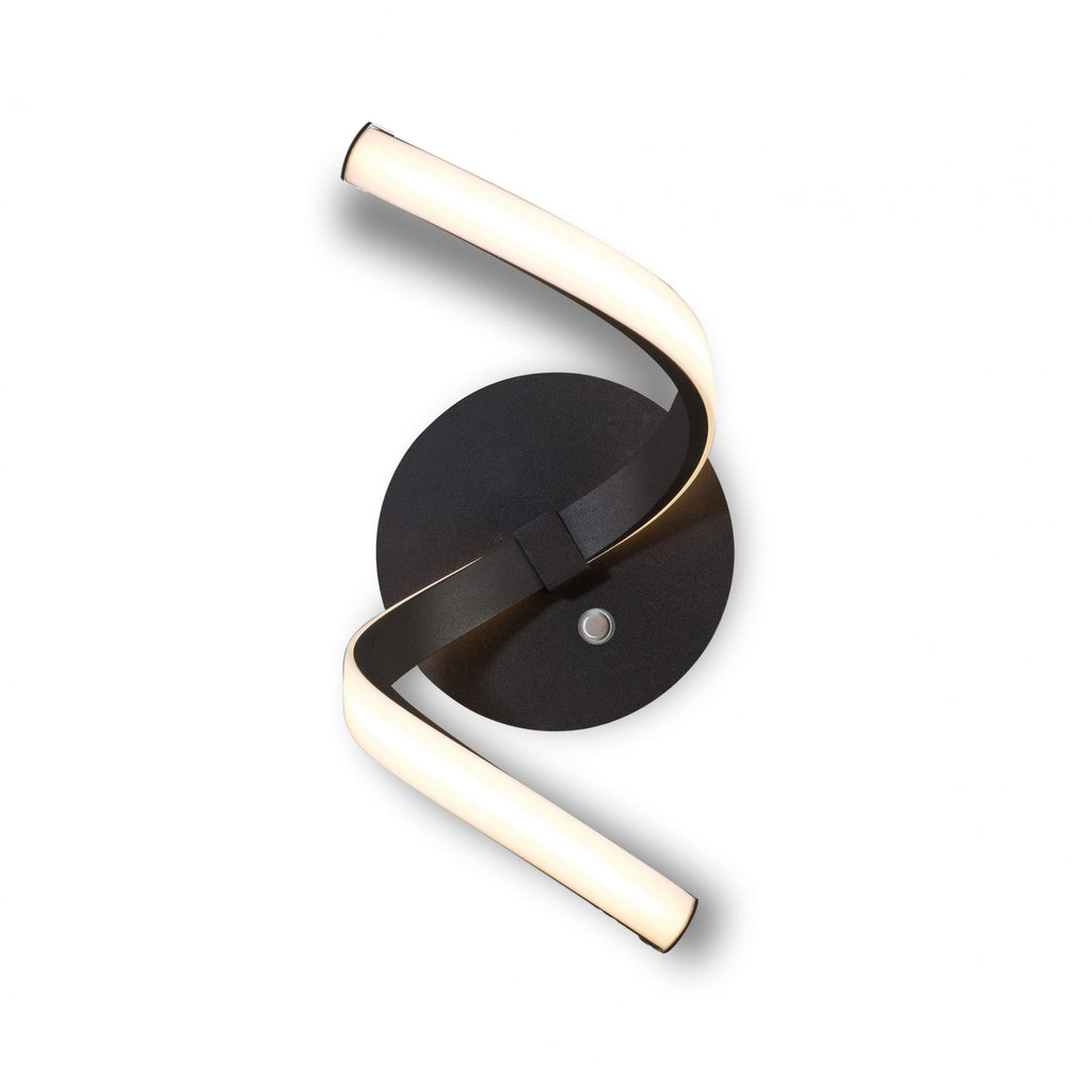 Nur Modern LED Dimmable Wall Light In Brown Oxide Finish M5830