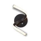Nur Modern LED Dimmable Wall Light In Brown Oxide Finish M5830