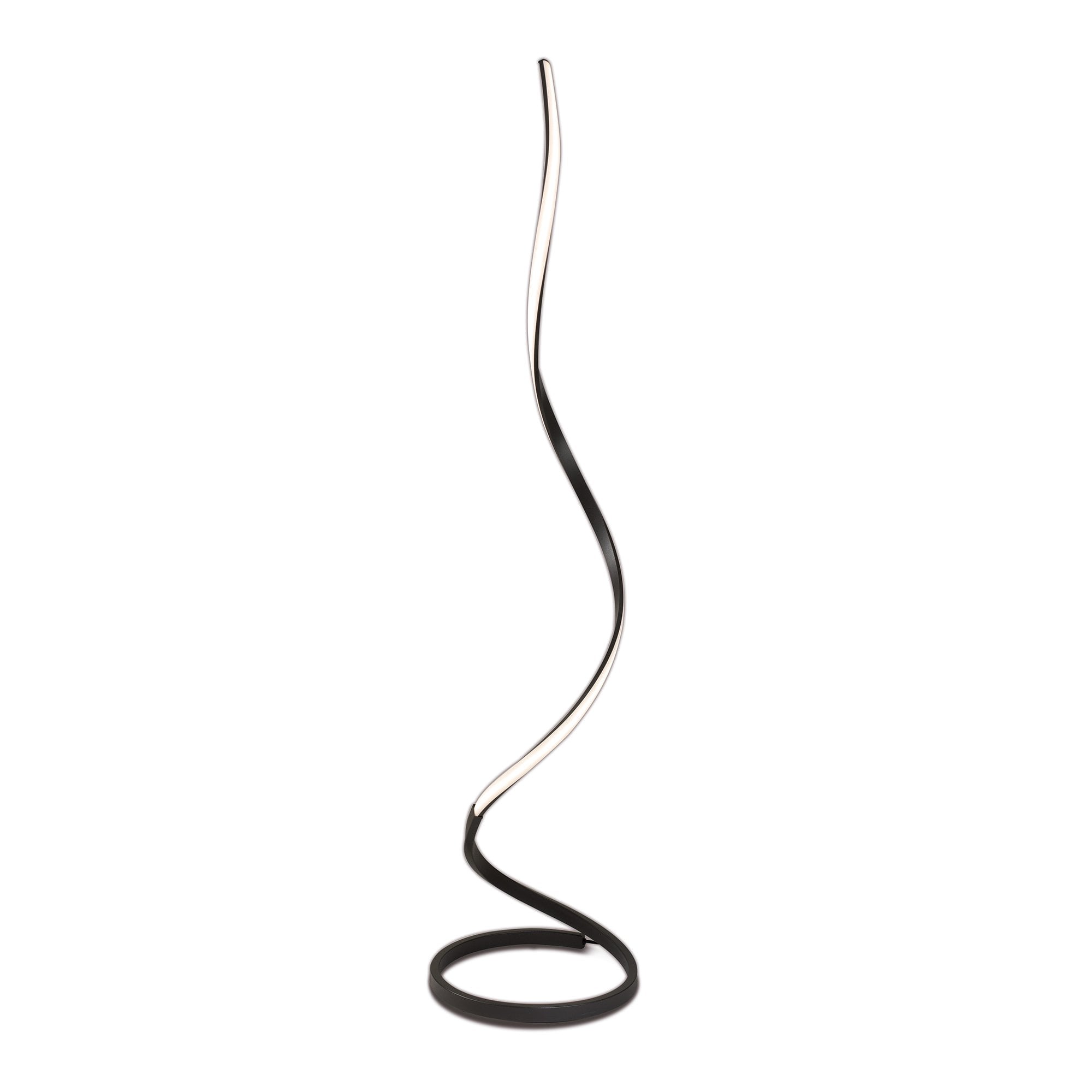 Nur Modern LED Floor Lamp In Brown Oxide Finish M5363