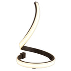 Nur Modern LED Table Lamp In Brown Oxide Finish M5366