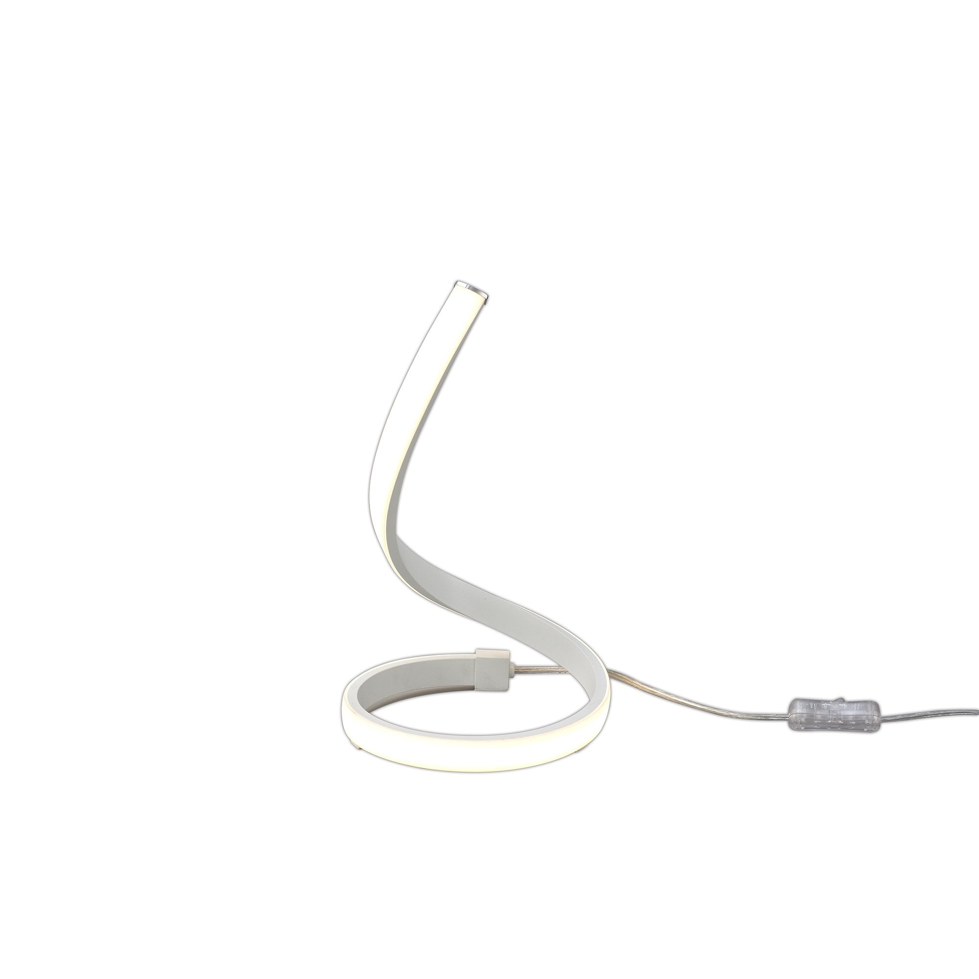 Nur Modern LED Table Lamp In White Finish M6008