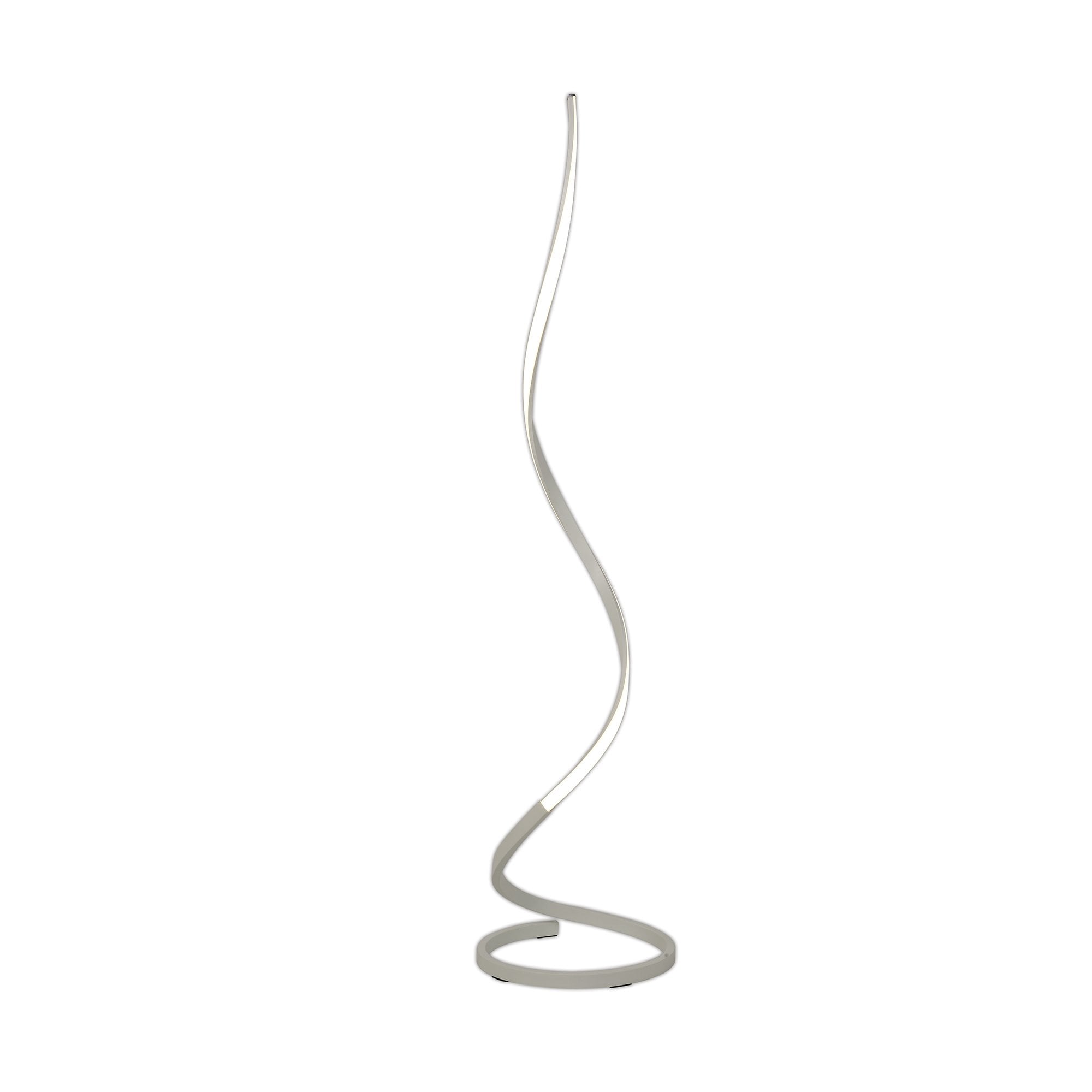 Nur Modern LED Dimmable Floor Lamp In White Finish M6009