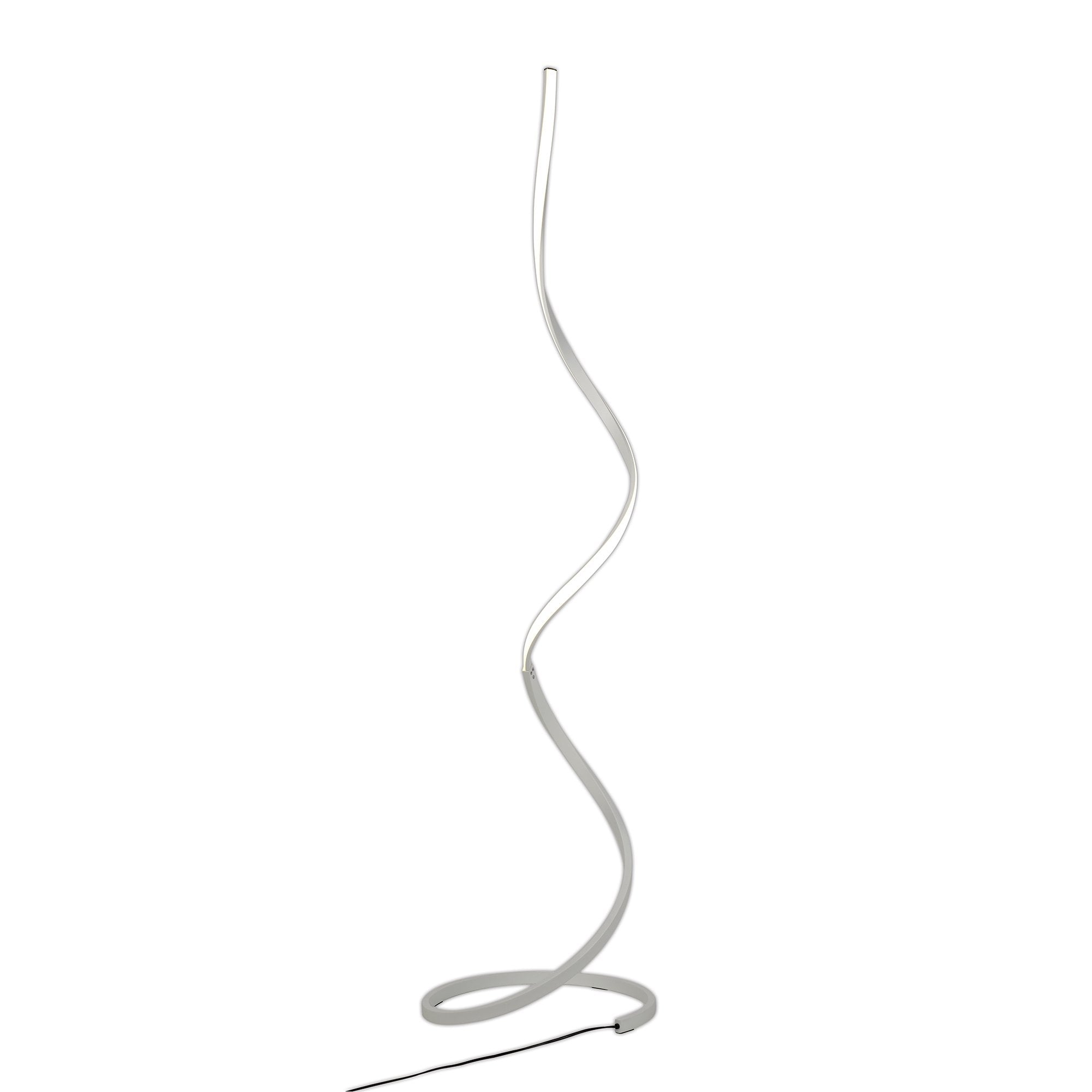 Nur Modern XL LED Floor Lamp In White Finish M6010