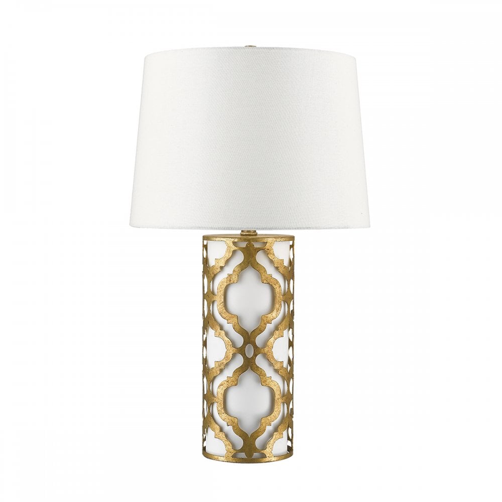 Arabella Stunning Table Lamp In Distressed Gold Finish GN/ARABELLA/TL/G