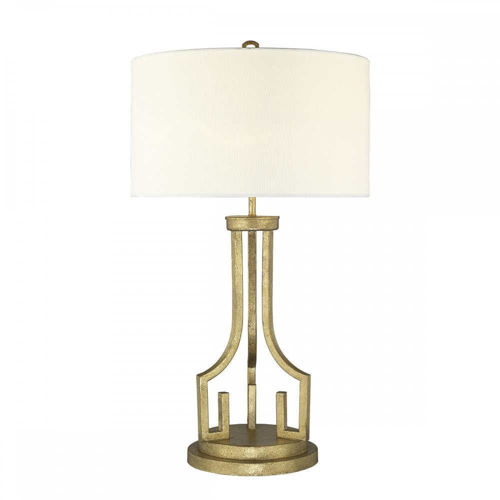 Lemuria Stunning Table Lamp In Distressed Gold Finish GN/LEMURIA/TL