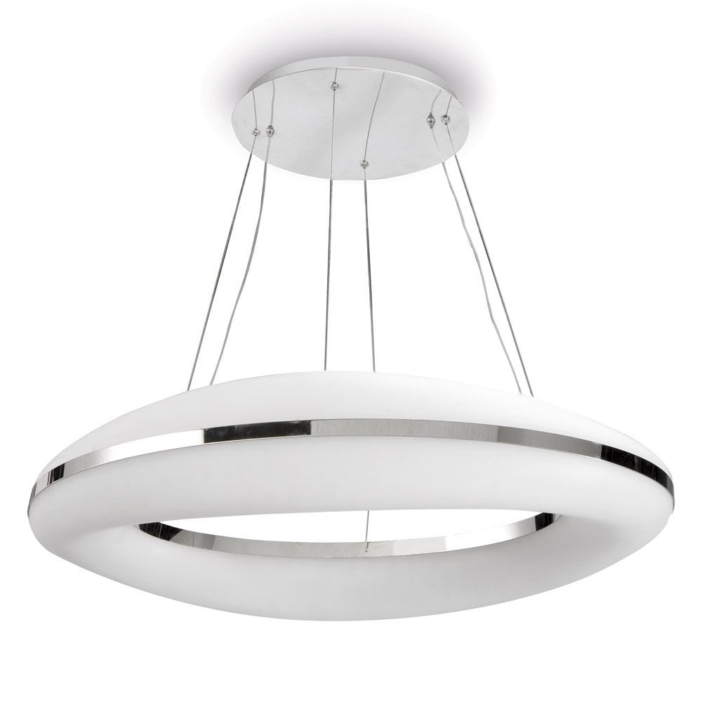 Oakley Modern LED Ceiling Pendant Light In Chrome Finish M4900