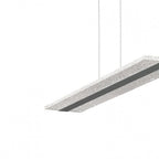 Burbuja Modern LED Linear Ceiling Pendant Light In Chrome Finish M5790