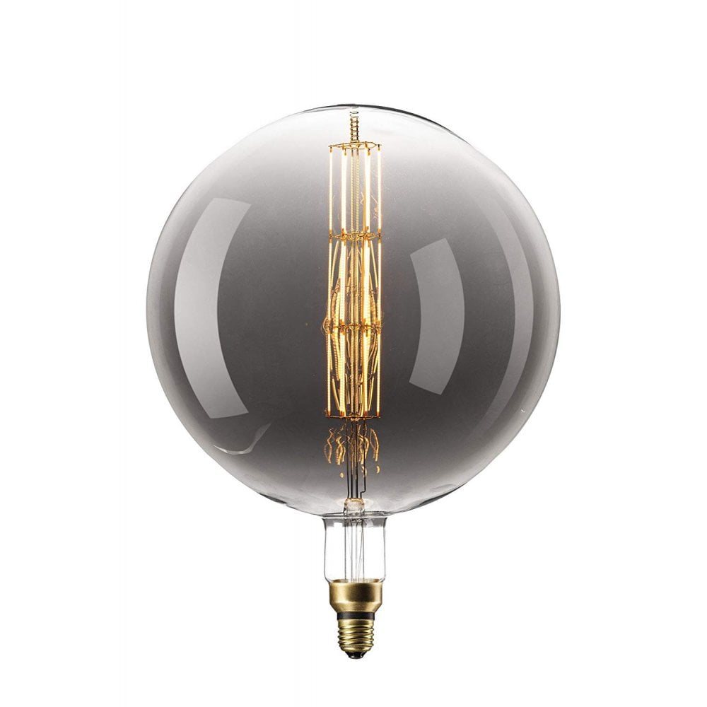 Manhattan Filament LED Dimmable ES (E27) 8 Watt Globe Lamp In Titanium 425920