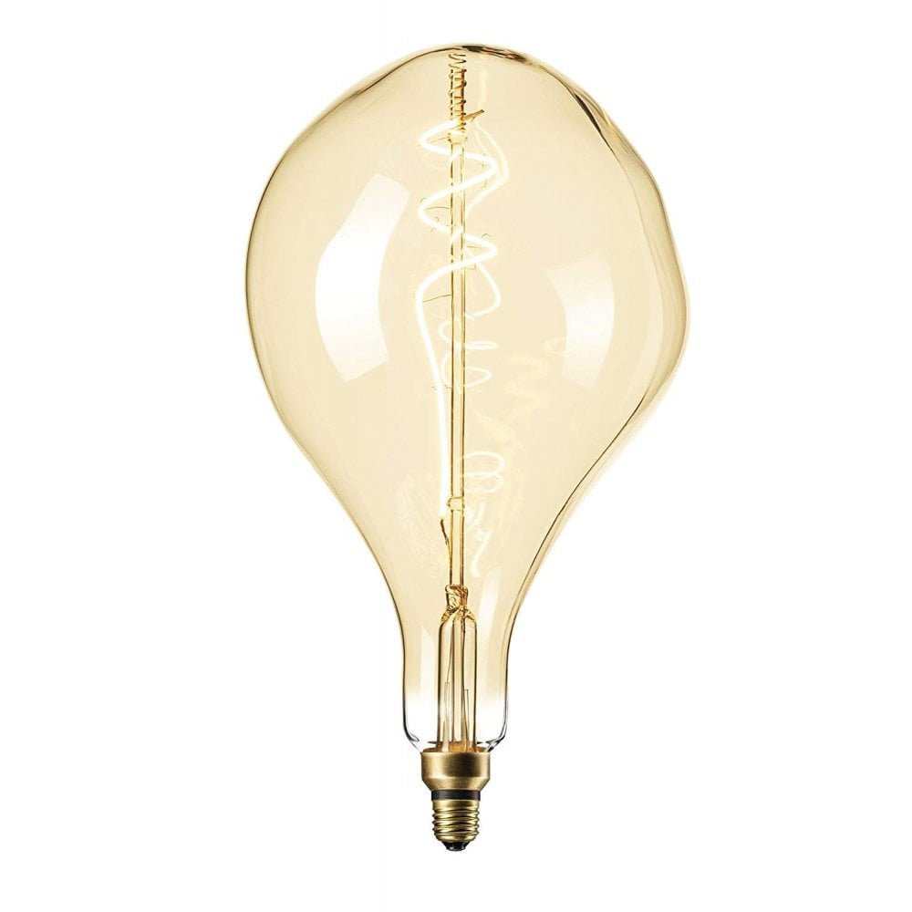 Organic Filament LED Dimmable ES (E27) 6 Watt Splash Shape Lamp In Gold 425902